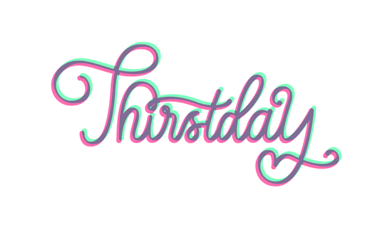 Thirstday Script Lettering Hajin Kim