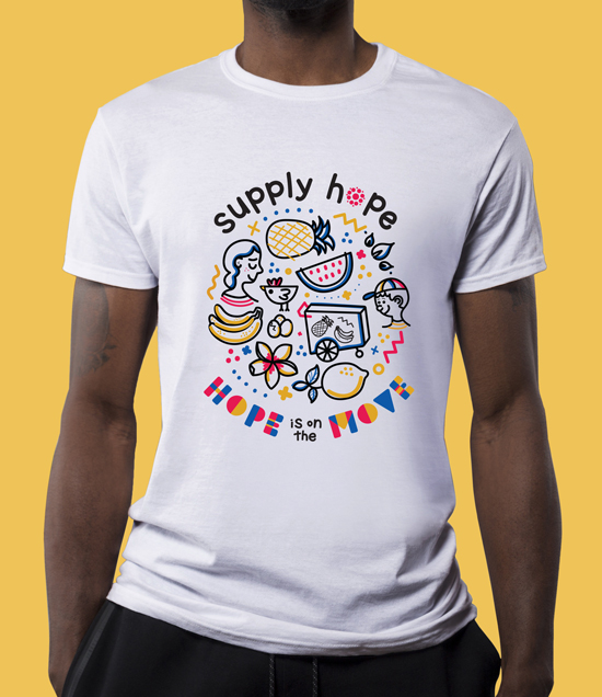 Supply Hope Non-Profit Tshirt Design Thumbnail