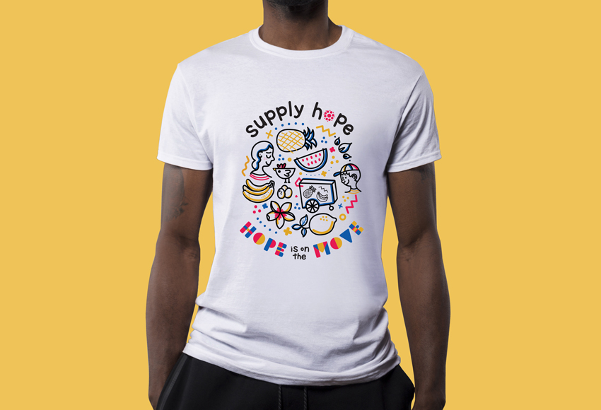 Supply Hope Non-Profit Tshirt Design